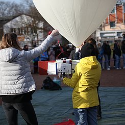 Stratosphärenballon - Physik am Rand zum Weltall: Die Forschungssonde 03. Foto: Joel Frank